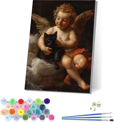 G Vg lp DIY yCgoCio[ L h G fW^GZbg uVƃANGt hG l̃NtgANeBreB Paint by Numbers z[ ItBX av[g 40x50cm W-