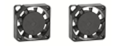 Easycargo 20mm Fan 5V DC 2006 20mmx20mmx6mm, Mini Small Quite Fan 3.3V DC, Cooler Fan for Cooling Raspberry Pi 5 4 3 Electronics Robotics Development Boards Motherboard GPU CPU PCB DIY 20x20x6mm 2pcs