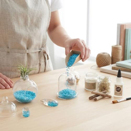 Image of Blue Succulent and Cacus Gravels,Fairy Garden Mini Rocks,0.88 LB,3-5mm | Aquarium Fishbowl Decor Pebbles,Indoor Plants Topper Dressing Small Stones