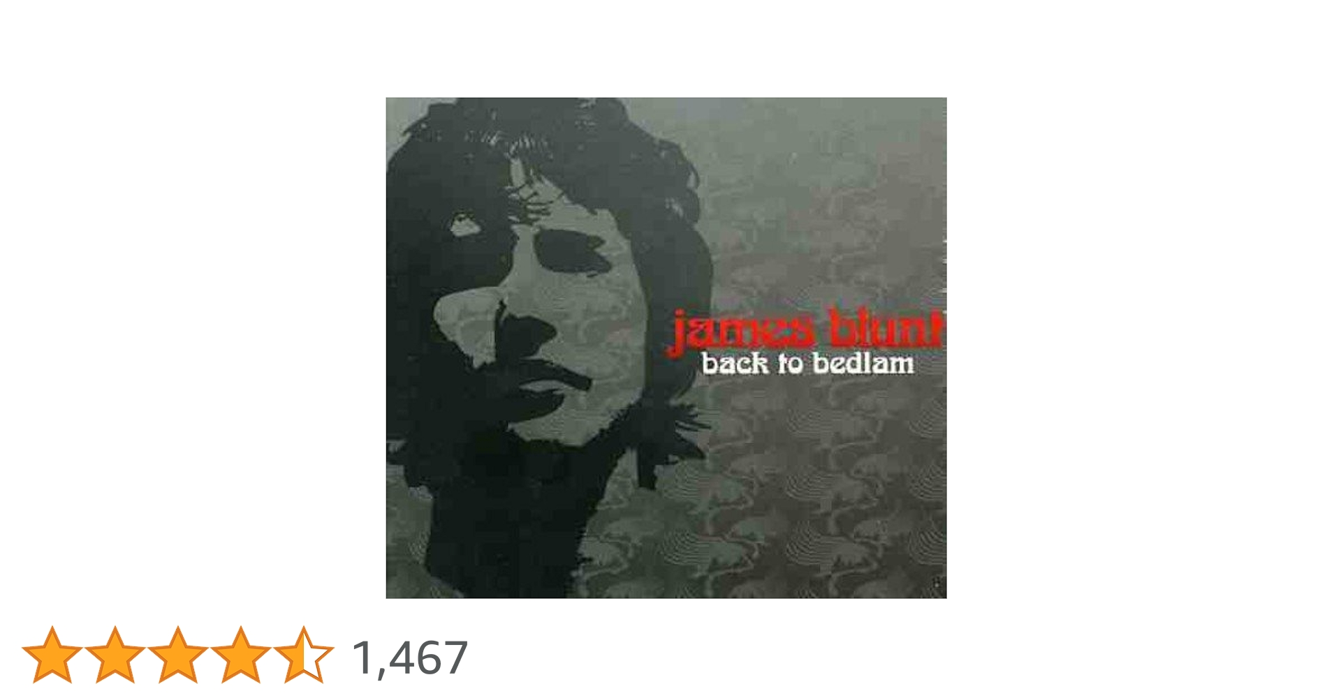 【中古】 バック・トゥ・ベッドラム/ＣＤ/WPCR-12193 James Blunt / ジェイムス・ブラント「BACK TO BEDLAM / バック