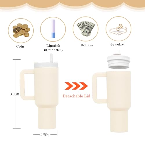 Image of Tote Bag Accessories for YETI Camino 20 /35 /50 Bogg Bags Pearl Bow White