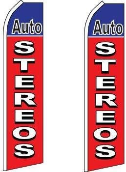 Auto Stereos King Swooper Flag- Pack of 2 (HARDWARE NOT INCLUDED-FI)