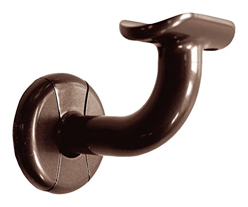 マツ六 ECLE システム手すり 横型カバー付ブラケット ブラウン EL-705