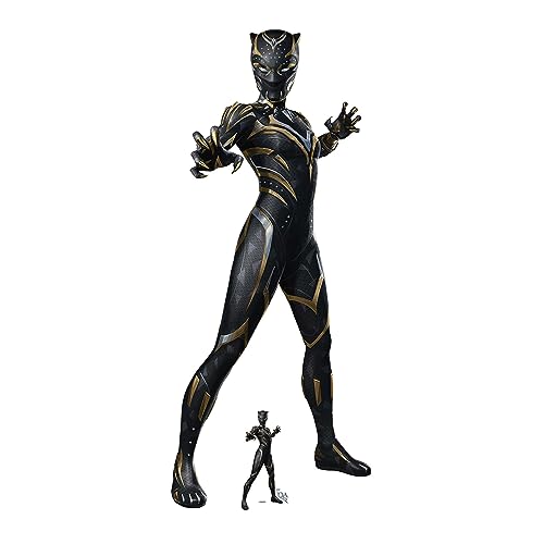 Star Cutouts SC4302 Shuri Black Panther Cardboard Cutout With Mini - Wakanda Forever