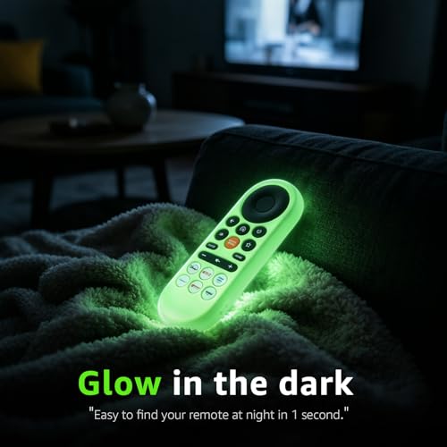 Image of [2Pack] Climberer Cover for VIZIO XRT260,Smart TV Remote Control Replacement Glow in Dark Protective Skin Case - Blue & Green (XRT280)