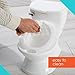 Summer My Size Potty Train and Transition, White - Realistic Potty Training Toilet Looks and Feels Like an Adult Toilet - Includes Removable Potty Topper and Storage Hook, Easy to Empty and Clean