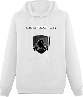 LAMEI Lightweight Hoodie Eisbrecher Eiszeit Cotton Blend Sweatshirts white L