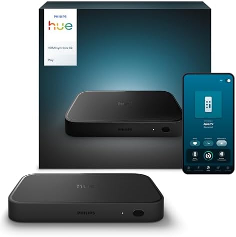 Philips Hue Play HDMI Sync Box 8K - Boitier connecté pour synchro...