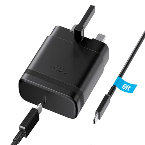 For SamSung Charger,45W USB C Super Fast Charging for Galaxy S25 Ultra/S25/S24 Ultra/S24+/S23/S23 Ultra/S23+/Note 10/20/S20/S21,A16,A15,S7/S8,USB C Power Adapter Plug for Type C Phone (1)