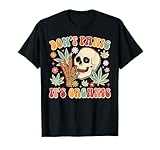 Don't Panic It's Organic Weed Cannabis Skull Marijuana 420 T-Shirt