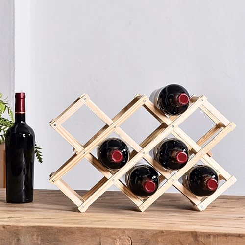 Porte-vides pliables pour 10 bouteilles afin d'organiser votre cuisine - 5