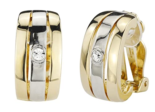 Traveller Pendientes de clip - cristal, Cristal