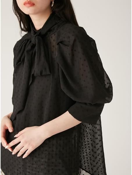 Amazon | [リリーブラウン] ラグランオーガンザボウタイブラウス