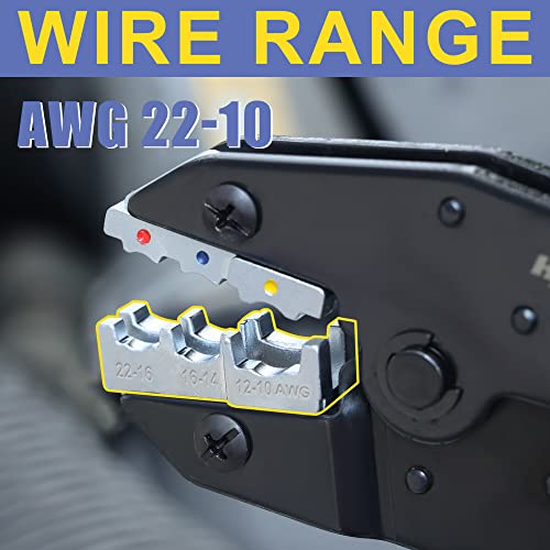 image for haisstronica Crimping Tool for Insulated Electrical Wire Connectors-AW