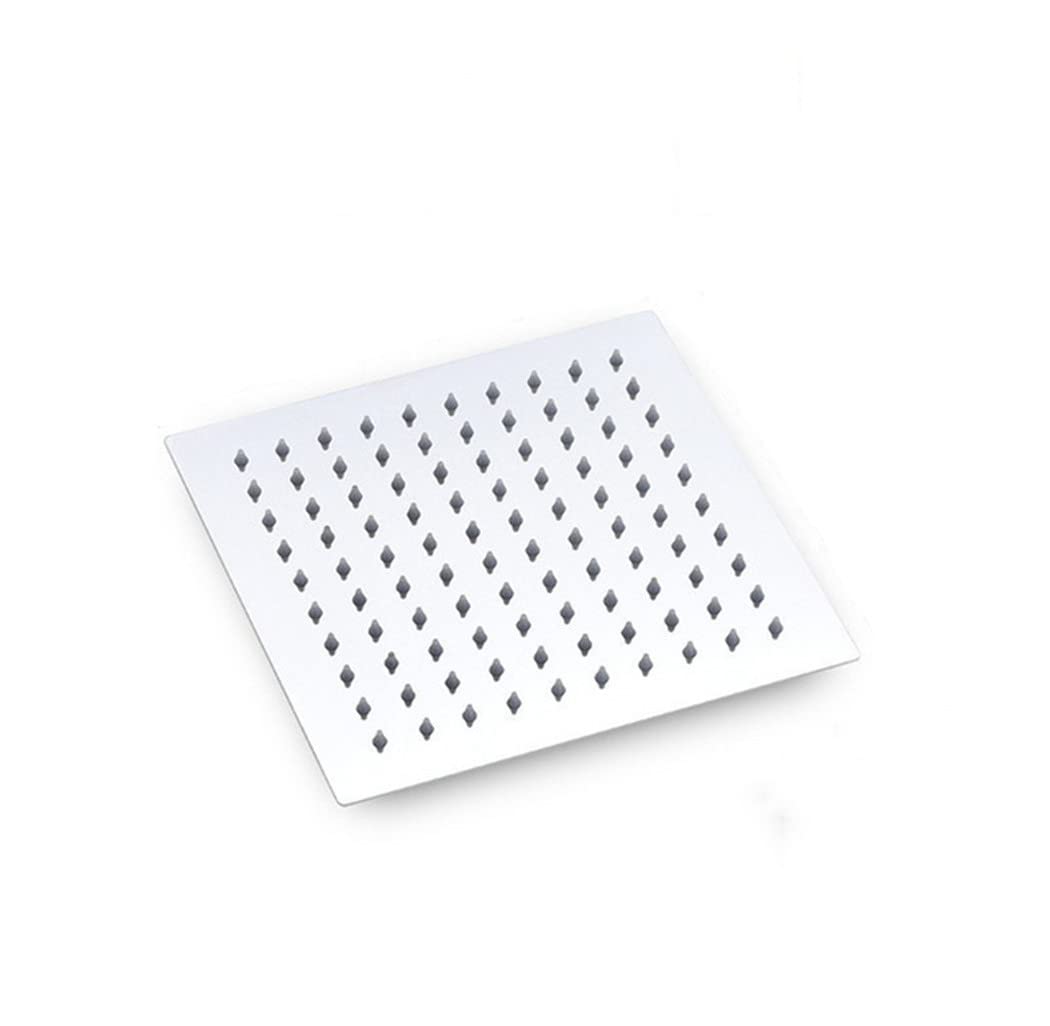 Pommeau de douche ultra fin en acier inoxydable anti-calcaire de 25.4 cm pour remplacer votre jet faible