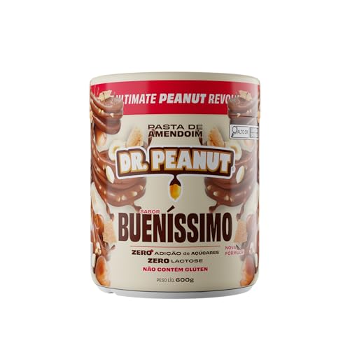 Dr. Peanut Pasta de Amendoim Sabor Bueníssimo, Pote 600G Dr. Peanut Pasta de Amendoim Sabor Bueníssimo, Pote 600G