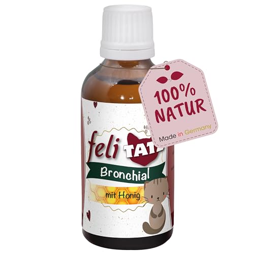 cdVet Naturprodukte feliTATZ Bronchial Liquid Ergänzungsfuttermittel für Katzen Atemwege 50ml