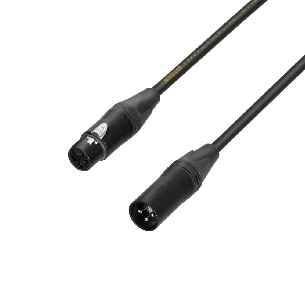 Adam Hall Cables 5 STAR MMF 0300 - Microphone Cable Neutrik® XLR female x XLR male | 3 m