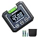 ALLmeter Digitaler Winkelmesser, Neigungsmesser mit Magnetfuß, Bevel Box, IP52 Wasserdicht Inklinometer, Level Box mit LCD Display, für Holzarbeiten, Bau, Dekoration, DIY (Batterie enthalten) - Rot