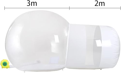 Miniatura 4 de Tienda inflable transparente 3M de PVC Eco House Tienda de campaña Burbuja de aire Domo Tienda al aire libre Patio trasero Camping + 2M Camino