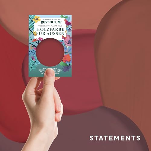 Rust-Oleum Holzfarbe Für Aussen Testerbox - Statements - Seidenglanz