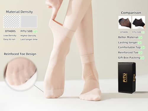 Image of Women's 10-12 Pairs Ankle High Sheer Nylon Socks