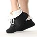 THE DANCESOCKS Carpet, Made in USA Original Over Sneaker Socks for Dance (1 pair - black)