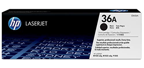 Toner Original HP 36A CB436A Black para Laser P1505/M1120MFP/M1522MFP