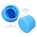 Toyvian 1Pcs Portable Dog Shower Sprayer Outdoor Pet Cleaning Tool with Soft Silicone Head for and Skin Care for Outdoor Adventures and Grooming Needs Blue