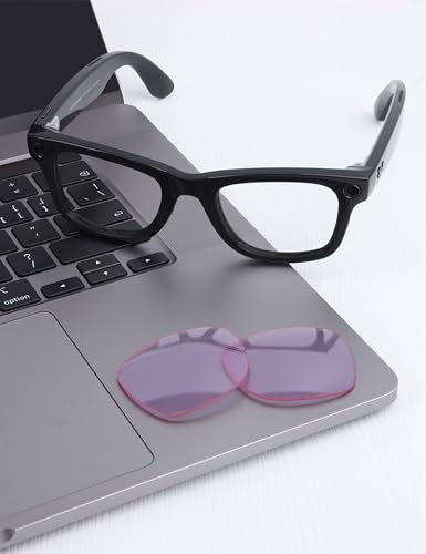 Image of Mryok Replacement Lenses Compatible with Ray-Ban Meta Wayfarer RW4006 50mm / Gen 2 RW4012 50mm Smart Glasses, HD Polarized