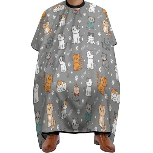 Capas para peluquería de gato impermeables de 140x168cm para salones