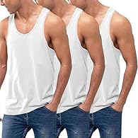 MATERIAL: All-Season Material These Training Vests For Men That Are Constructed Of 100% High-Quality Processed Cotton. The Fabric Is Extra Soft, Easy To Fit, And Durable. It Also Dries Quickly, Dissipates Heat Easily, And Keeps You Feeling Cool All D...