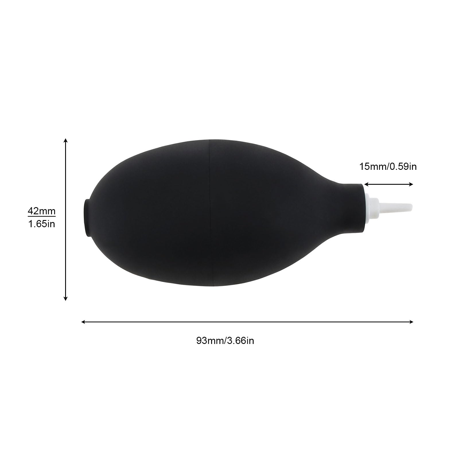 ChgImposs Mini-Luft-Staubgebläse, Gummiballpumpe, Reinigungswerkzeug mit Metalldüse für Elektronikgeräte, 1 Stück