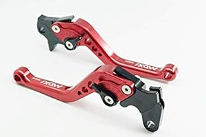 OLGA Yamaha FZ16 FZS FAZER Moxi Original Adjustable Brake Clutch Levers (Red Black)