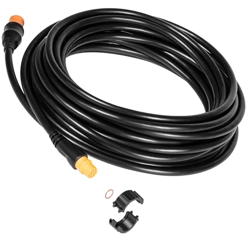 010-11617-42 Extension Cable 12-pin Fits for Most Garmin Devices,30 Feet(9m) Transducer Extension Cable XID Xdc
