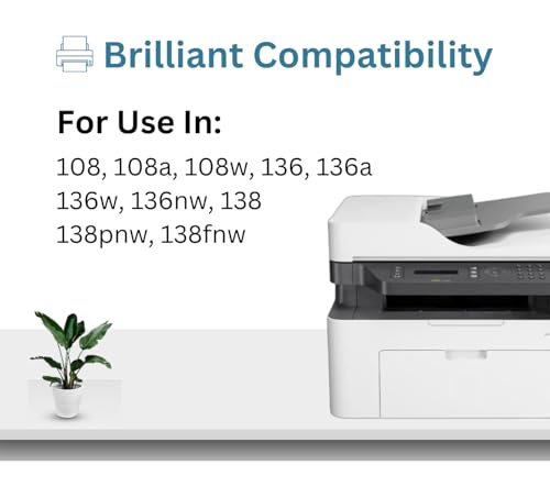 Print Page 110A Toner Cartridge Compatible for LJ Printer 108, 108a, 108w, 136, 136a,136w, 136nw, 138, 138pnw, 138fnw (1 pcs)