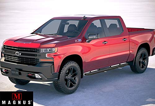Estribos negros Blow Molding para Chevy Silverado y GMC Sierra miniatura 4
