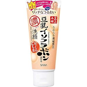 Sana Nameraka Honpo Soy Milk Isoflavone Moist Cleansing Face Wash 150g