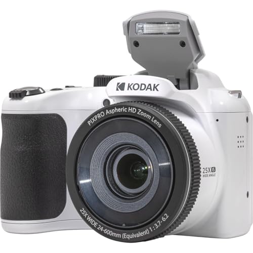 Kodak KODAK PIXPRO AZ255-WH 16MP Digital Camera 25X Optical Zoom 24mm Wide Angle Lens Image Stabilization 1080P Full HD Video 3' LCD Vlogging, with Bag & 32GB SD Card + - image 7