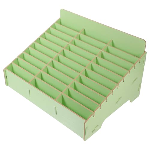 Boîte de rangement bois multi-compartiments contre la distraction - 2