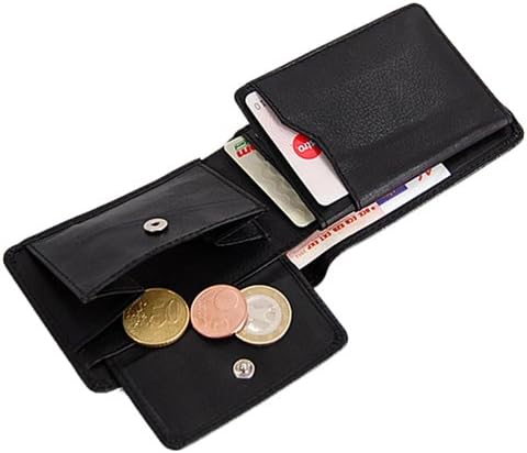 Branco small Leather Men's Wallet Purse Mini wallet 10x7x1cm - Red, standard size - Image 5