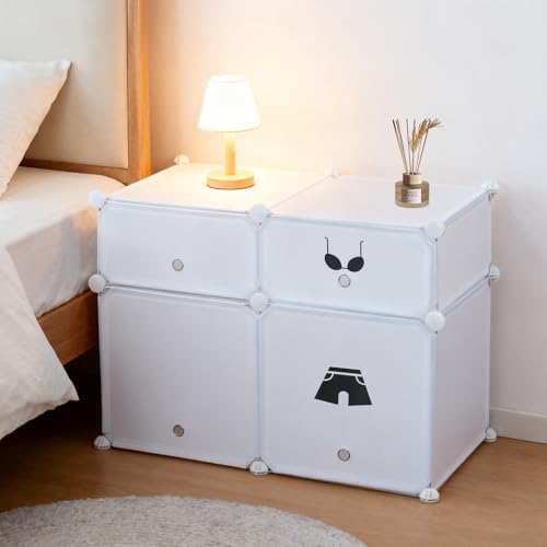 Mesa de Cabeceira Modular com Tampa com Divisoria Armário,Armário...