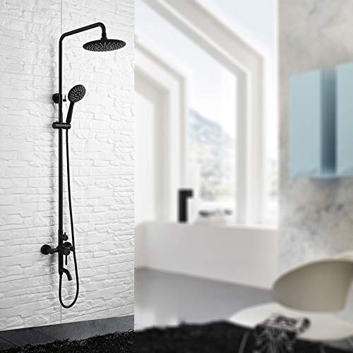 Système de douche complet avec mitigeur et colonne murale réglable - 2