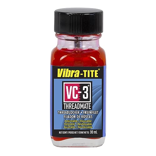 Vibra-TITE VC-3 Threadmate, 30 ml Bottle with Brush Cap Applicator