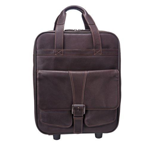 Jill-e Designs Professional Leather Rolling Camera Bag, Large, Multi-Use, Brown (144751)