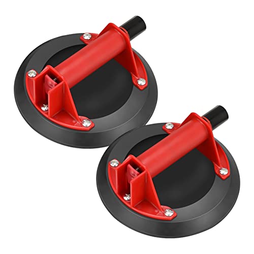 Ventouses vitrier 2pcs capacité de 520lbs avec ventouse sous vide de 8 pouces pour charges lourdes