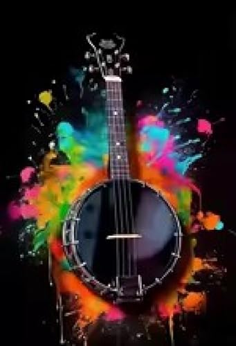 Impressions sur toile d'instruments de musique déco murale 70x100