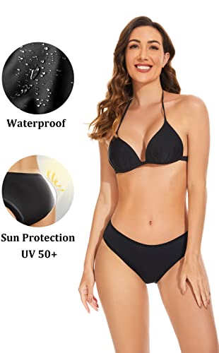 OVRUNS Period Swimwear Leakproof Bikini Brief Bottoms Waterproof Menstrual Swim Bottoms for Teens, Girls, Women4