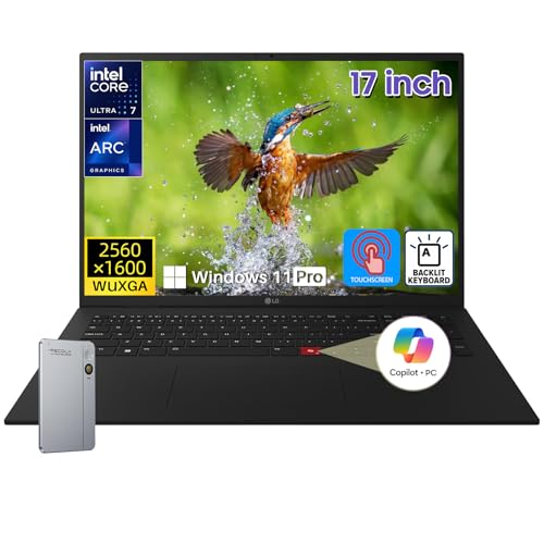 LG Gram 17' Touchscreen Laptop Copilot+ PC, Windows 11 Pro, 32GB DDR5, 1TB SSD,...