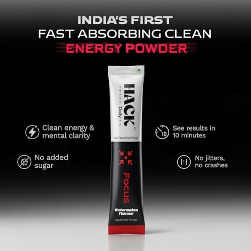 Hack Daily Store Hack Daily Energy & Focus Mouth Melt Powder Sachets, - Image 8